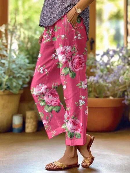 Lilah | Floral Casual Pants