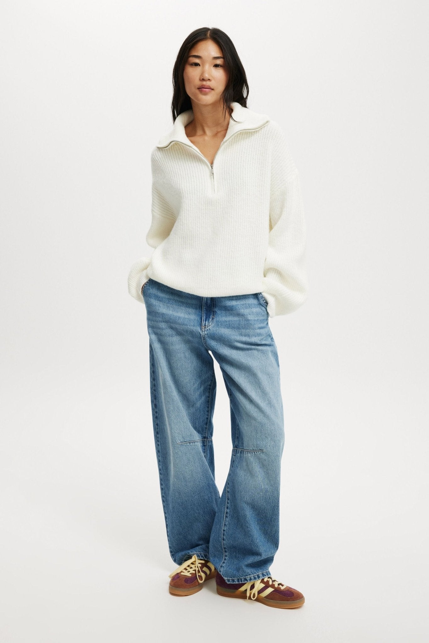 Felicia | Luxe Half Zip Pullover