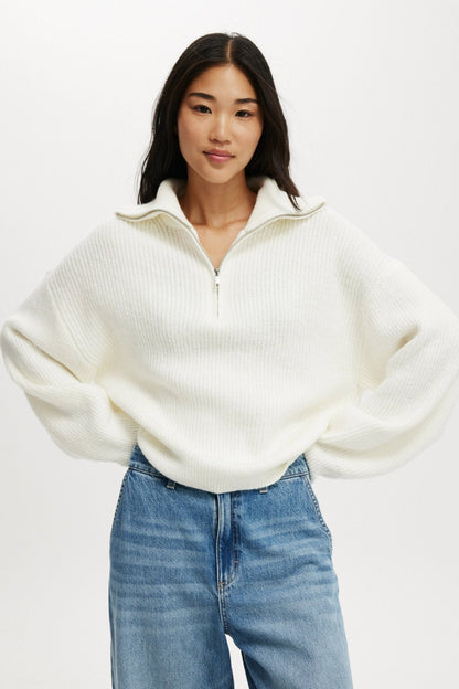 Felicia | Luxe Half Zip Pullover