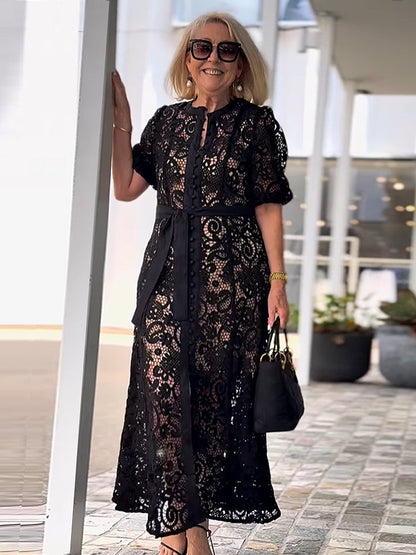 Charlotte | Timeless Lace Maxi Dress