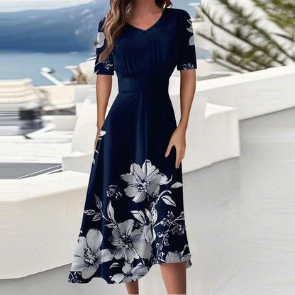 Claire | Sophisticated Blue Dress