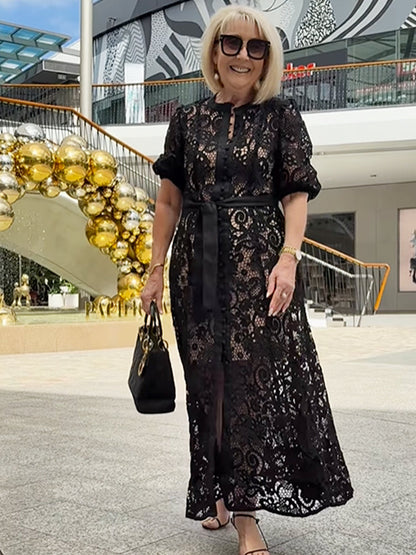 Charlotte | Timeless Lace Maxi Dress